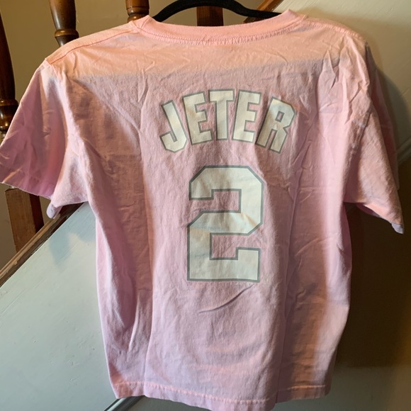 Majestic NY Yankees Jeter Girls Youth T-Shirt - Picture 5 of 5